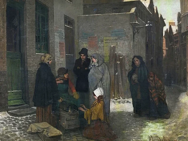 1825-Charles de Groux - Il macinacaffè